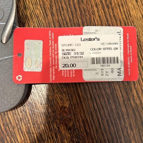 Havaianas Steel Grey Girls Flip Flop Sandal - Picture 4 of 5